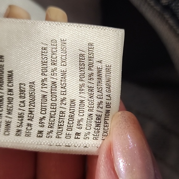 American Eagle Airflex Athletic Skinny Rainbow Parched Detail NWT Size 3… - Picture 13 of 13